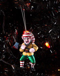 creepy elf ornament