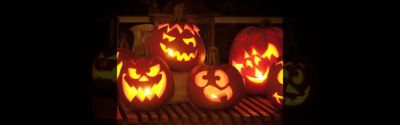 Halloween pumpkin carvings