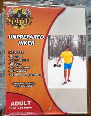 Unprepared Hiker Costume