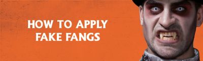 How to Apply Fake Fangs Spirit Halloween Blog
