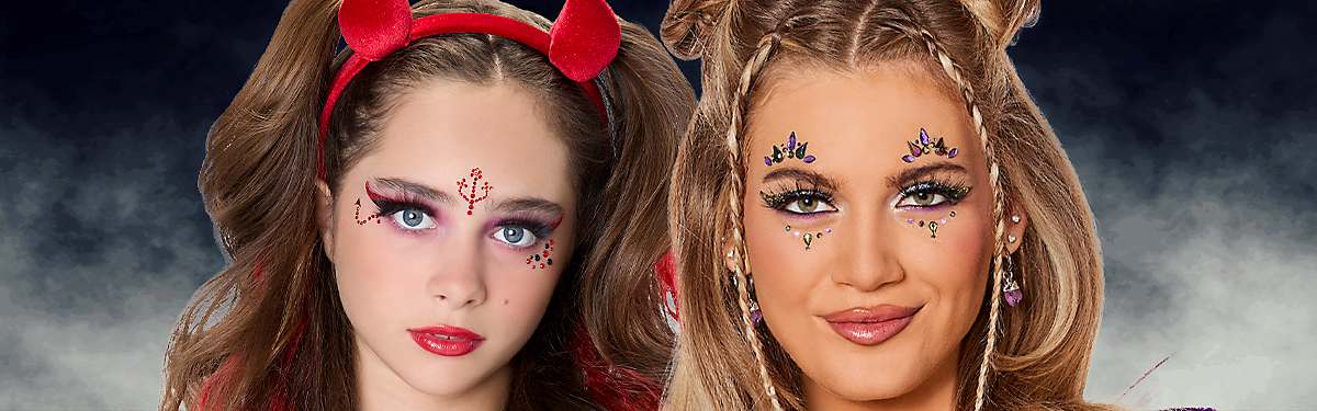 Makeup kits and matching costumes for a perfectly coordinated Halloween