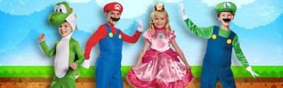 Family costume. Mario Bros.