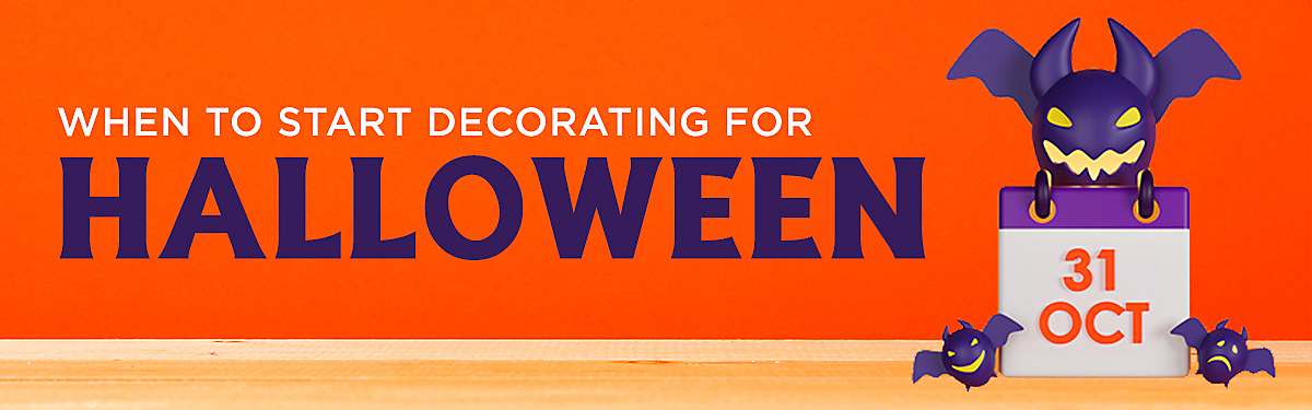 when to start decorating for Halloween